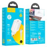 HOCO POLNILEC N22 JETTA PD 25W TYPE C S KABLOM TYPE C NA LIGHTNING ZA IPHONE - BEL