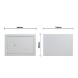 POHIŠTVENI TREZOR ROTTNER HOMESTAR B300 OGNJEVARNI ODPIRANJE NA KLJUČ