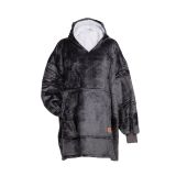 HOODIE ODEJA SVILANIT - ANTRACIT + DARILO: NOGAVICE