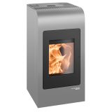 PELETNA PEČ HAAS+SOHN HSP 2.17 HOME II BISERNO SIVA/ČRNA