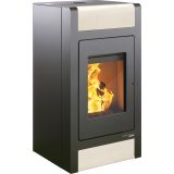 PELETNA PEČ HAAS+SOHN HSP 2.17-ST SELINA BISERNO ČRNA/WHITEROCK