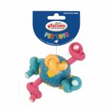 IGRAČA ZA MAČKA RECORD ŽOGA Z VOZLI 6.5 CM