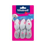 IGRAČA ZA MAČKA VITAKRAFT MIŠKA PLIŠ, 5CM/6KOS