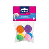 IGRAČA ZA MAČKA VITAKRAFT ŽOGA PIS. NAR.GUM. ZA MAČKO FI 4CM/4KOM