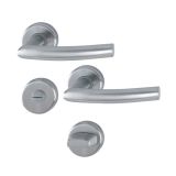 INOX KLJUKA ZA VRATA HOPPE ALTA Z ROZETO WC F69