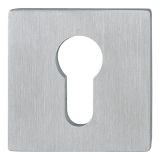 INOX KLJUKA ZA VRATA HOPPE KVADRATNA PLOSKA ROZETA F69, CILINDER PAR=2 KOS