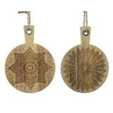 SERVIRNI KROŽNIK DECORIS IZ MANGO LESA 36X45X2CM