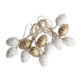 VELIKONOČNI PROGRAM JAJČKA 4 CM 12/1 Z ZLATIM DEKORJEM