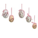 JAJČKA NA TRAKU, RUMENA/BELA, 12/1