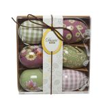 JAJČKA NA TRAKU, VIJOLIČNA/ZELENA, 6/1