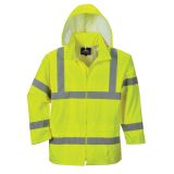 DEŽNO OBLAČILO JAKNA RUMENA Z ODSEVNIKI HI-VIS H445 - ŠT. XXXXL
