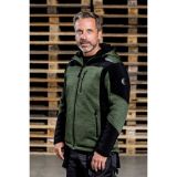 JAKNA ALBATROS ALDRIN S OLIVNO / ČRNA PLETENINA / SOFTSHELL