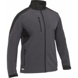 JAKNA BISLEY HICKS SOFTSHELL SIVA ŠT. 4XL