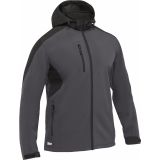 JAKNA BISLEY HICKS SOFTSHELL SIVA ŠT. 4XL