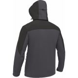 JAKNA BISLEY HICKS SOFTSHELL SIVA ŠT. 4XL