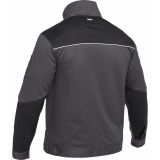 DELOVNA JAKNA BISLEY OLIVER SIVO / ČRNA ŠT. 4XL