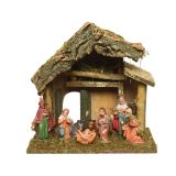 JASLICE DECORIS HIŠA S 8 FIGURAMI 10 CM 27X17X26 CM