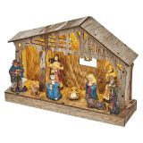JASLICE EMOS LESENE LED TOPLA BELA ČASOVNIK, 19 CM
