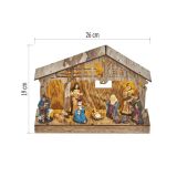 JASLICE EMOS LESENE LED TOPLA BELA ČASOVNIK, 19 CM
