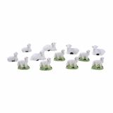 JASLICE GLOSSTYLE 12 OVČK IZ PORCELANA