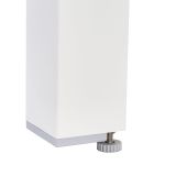 JEDILNA MIZA LYRA II UP&DOWN ALU STEKLO 90/160X90 BELA