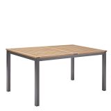 KOVINSKA MIZA NATERIAL ORIS 150X89 ALU + EVKALIPTUS