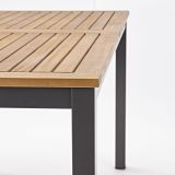 KOVINSKA MIZA NATERIAL ORIS 150X89 ALU + EVKALIPTUS
