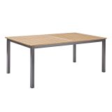 KOVINSKA MIZA NATERIAL ORIS 180/240 ALU + EVKALIPTUS