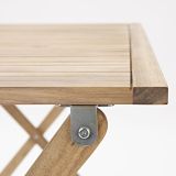 JEDILNA MIZA SOLIS ORIGAMI 114X70 AKACIJA