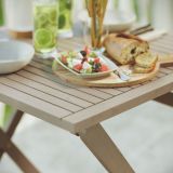 JEDILNA MIZA SOLIS ORIGAMI 70X70 AKACIJA