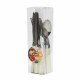 JEDILNI PRIBOR DOMY 16 DELNA BEL