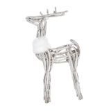PRAZNIČNA FIGURA GLOSSTYLE JELEN RATAN 70 CM STOJEČI