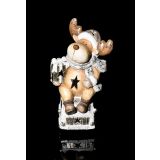 PRAZNIČNA FIGURA GLOSSTYLE JELENČEK 46 CM LED NA AVTU