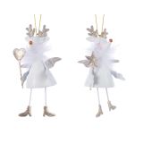 OKRASEK ZA JELKO JELENČEK, BELE BARVE, SORT