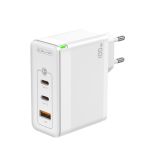 JELLICO ADAPTER HIŠNI POLNILEC 220V GUN QC 100W VHOD 1X USB A (22,5W) IN 2X TYPE C (1X 65W + 1X 35W)