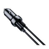 JELLICO AVTOPOLNILEC F4 3.0A PD 20W TYPE C  / USB A ADAPTER - ČRN