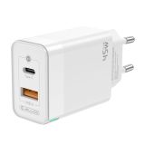 JELLICO C107 HIŠNI POLNILEC GAN QC / PD 45W VHOD USB A IN TYPE C S KABLOM LIGHTNING - ORIGINAL (EU BLISTER) - BEL