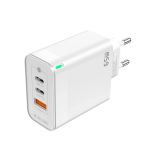 JELLICO HIŠNI ADAPTER C79 220V GUN QUICK CHARGE PD 65W VHOD 1X USB A IN 2X TYPE C - BEL