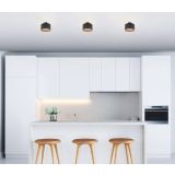 NADGRADNA STROP. SVETILKA JENNY 16W, WW ČRNA / ZLATA