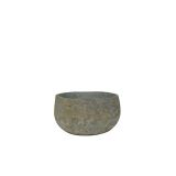 KERAMIČNI NOTRANJI LONEC TS JENS SIV SKLEDA 23 CM H12 ORGANSKA OBLIKA