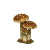 JESENSKA DEKORACIJA DECORIS GOBE, ŽAMET 9X12X17 CM, SORTIRANO
