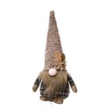 JESENSKA FIGURA DECORIS ŠKRAT Z JAVORJEM LISTOM 6X6X15 CM, SORTIRANO