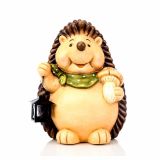 JESENSKA FIGURA GLOSSTYLE JEŽ KERAMIČNI 40 CM Z LANTERNO