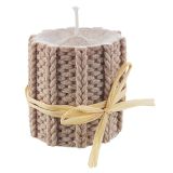 TOP SVEČA BIZZOTTO 7X7 CM JUMPER TAUPE