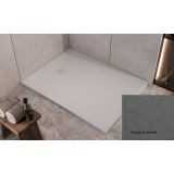 KAD ZA PRHANJE, KOTNA KOLPA SAN HOPP 140X90 LLM ANTRACIT RELIEFNA POVRŠINA