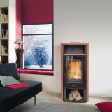 KAMINSKA PEČ LOKATERM BOGATIN ČRNA OBLOGA KERAMIKA OPEČNA