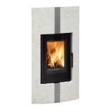 KAMINSKA PEČ LOKATERM BOGATIN ČRNA OBLOGA PEARL WHITE