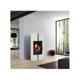 KAMINSKA PEČ LOKATERM BOGATIN ČRNA OBLOGA PEARL WHITE