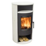 KAMINSKA PEČ LOKATERM TINJAN ČRNA OBLOGA MARMOR BELI