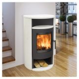 KAMINSKA PEČ LOKATERM TINJAN ČRNA OBLOGA MARMOR BELI